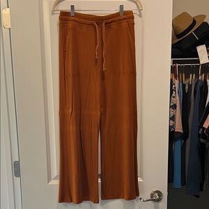 Beyond Yoga Rust Wide Leg Pants